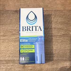 Brita Elite Filter with Blue and White Packaging